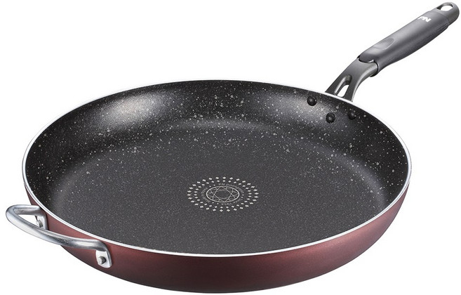 PN풍년 샤르텐 프리노 대용량 업소용 38cm 프라이팬 다이아몬드 코팅, 1개