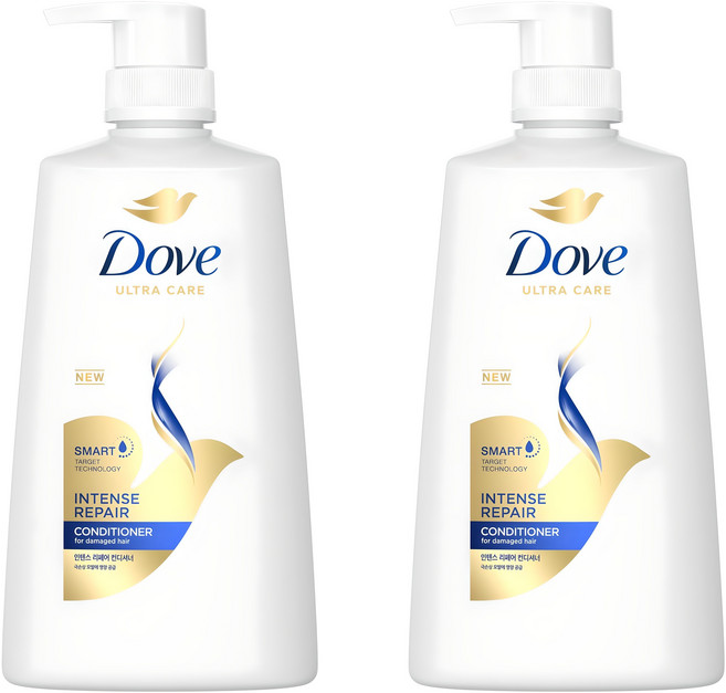 도브 인텐스 리페어 컨디셔너, 660ml, 2개