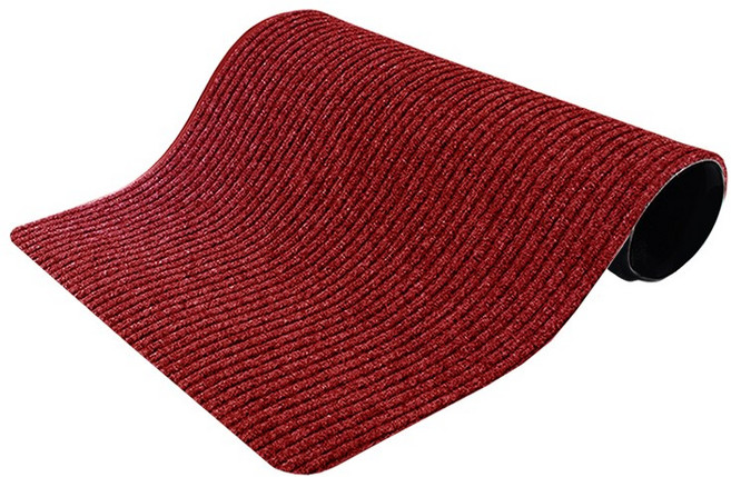 레인매트 수분흡수 바닥발판 카페트 사무실 건물 입구 미끄럼방지 물기흡수 장마철 매트, 레드, 1개, 압소바 레인 매트 기본형