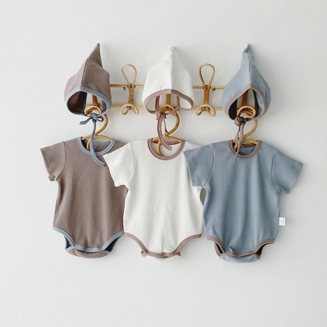 살루테 골지 점프슈트 세트