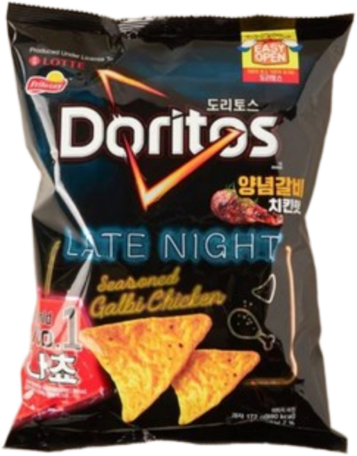 롯데제과 도리토스 갈비천왕 치킨맛 나쵸, 84g, 5개