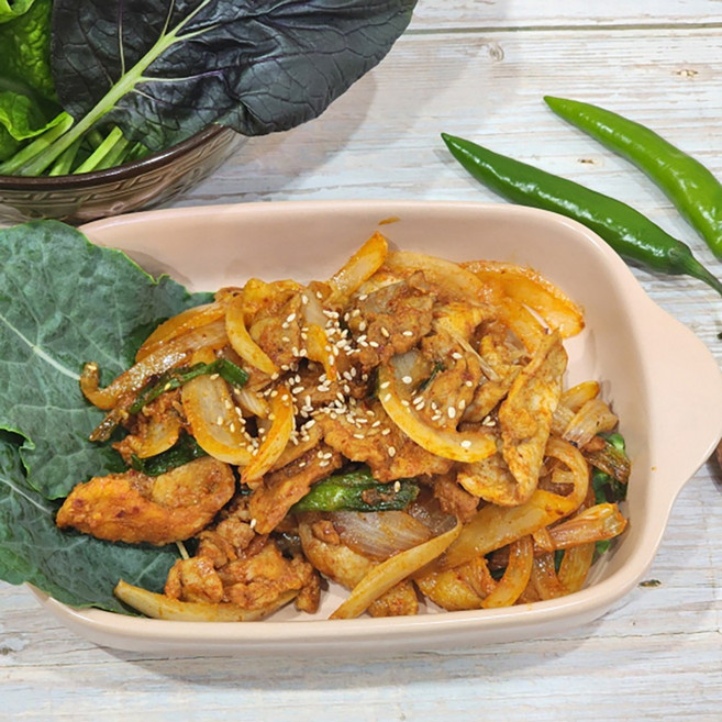 한돈 고추장 제육볶음 돼지 양념 불고기 주물럭, 180g, 1개