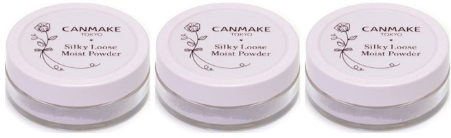 캔메이크 실키 루스 모이스트 파우더 02 시어 라벤더 6.0g 루스 파우더 보습 보송보송, 3개