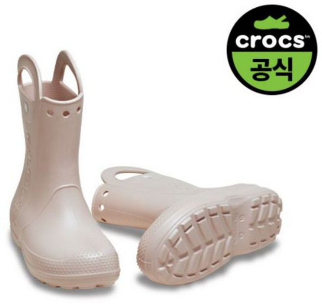 크록스 본사 공식 키즈 핸들잇레인부츠 QUA 25SKBT211052