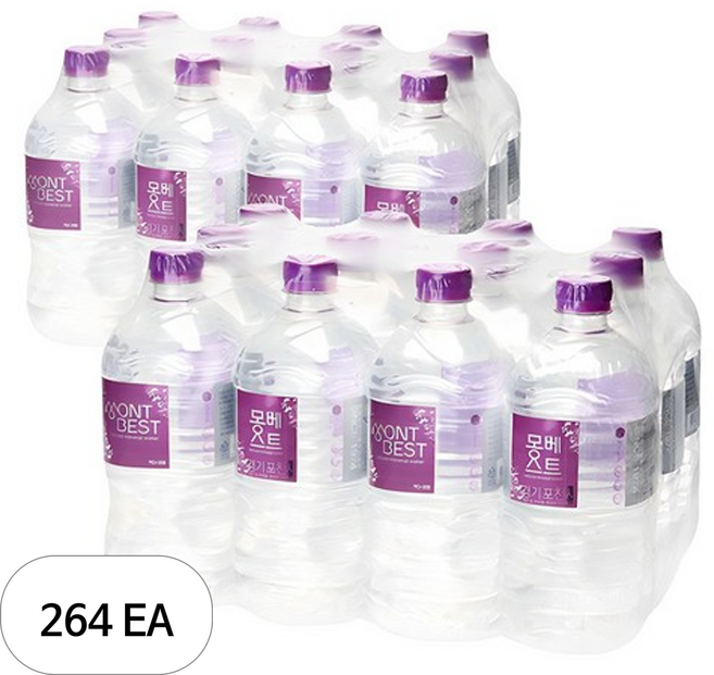 몽베스트 생수, 1L, 264개