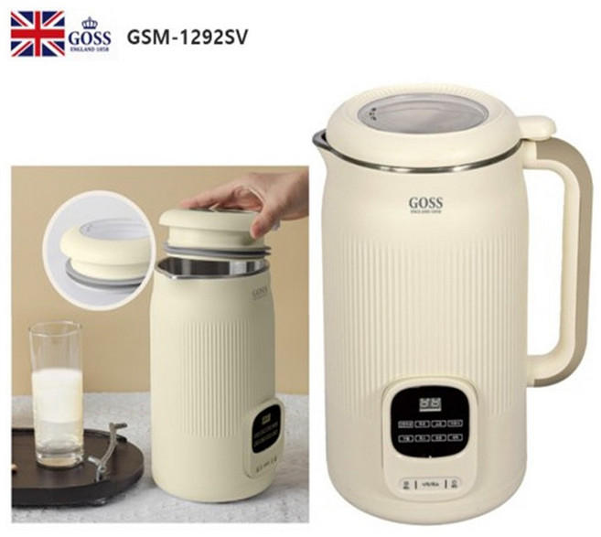 영국 GOSS 대용량(1.2리터) 다용도 두유제조기 ( GSM-1292SV )