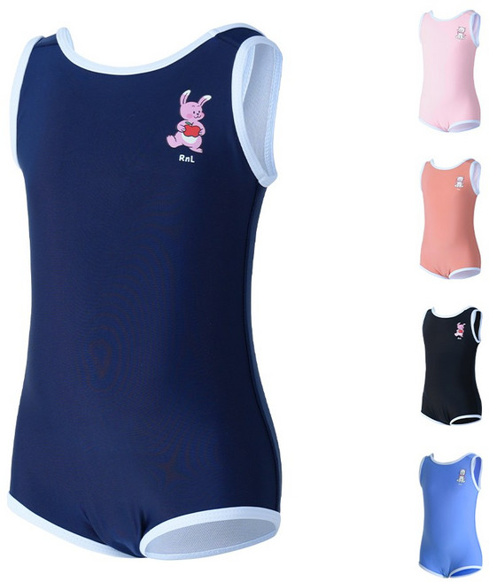 알앤엘 베이직 라인 여아 실내 수영복