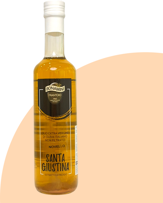 언필터 엑스트라버진 산타쥬스티나 노벨로 이탈리아 프리미엄 올리브 오일 보나미니 500ml, 1개