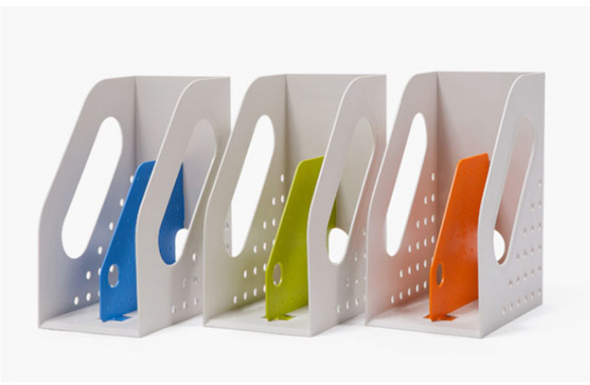 시스맥스 투톤 메가 데스크 멀티박스 화일꽂이, 그린, 1개