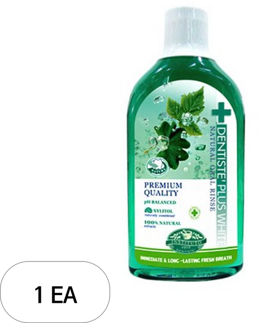덴티스테 내츄럴 오랄린스 구강청경제, 450ml, 1개