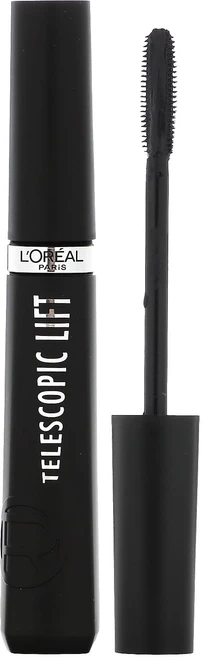 L'Oréal 텔레스코픽 리프트 마스카라 990 블랙키스트 블랙 10ml(0.33fl oz), LOréal텔레스코픽리프트마스카라990블랙키스트블랙10, 1개 - 쿠팡