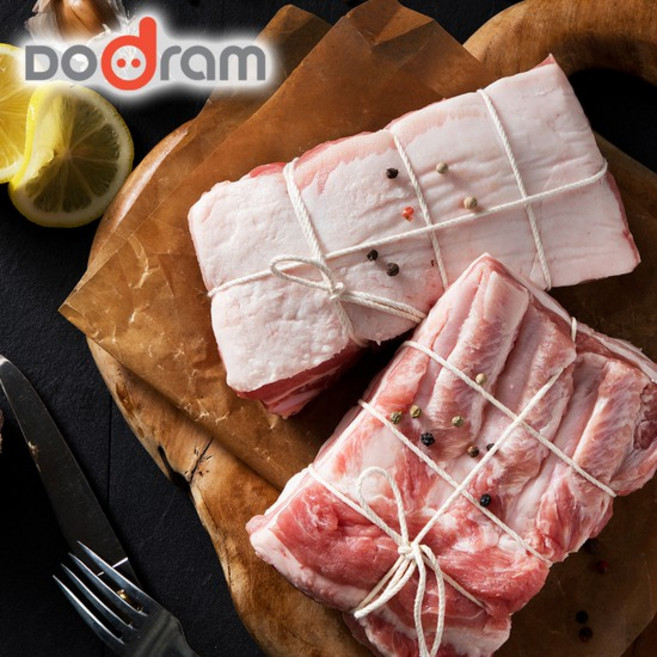 도드람한돈 삼겹살/목살/갈매기살/항정살 외 골라담기, 목심 보쌈용 500g, 상세설명 참조, 500g