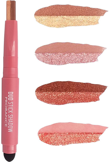 프로랑스 듀오 스틱 섀도 4종 컬러 아이섀도우, 2개, 02. 캔디브라운(22호)