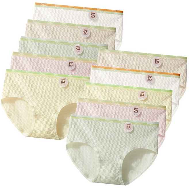 라온 주니어 여아 학생 데일리 심플 올데이 항균 거즈면 스판 팬티