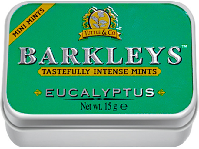 바클리즈 무설탕 미니 목캔디 유칼립투스틴 15g, 1개