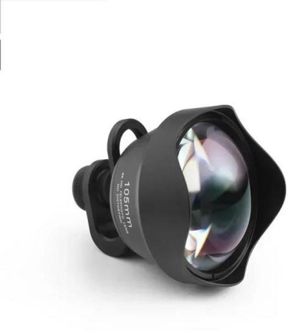 모바일 폰 외장 렌즈 105MM 인물 사진 망원 SLR 촬영 Xs Max 8 7 S9, 한개옵션0, 1개