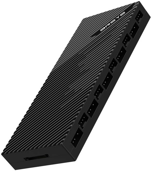 3RSYS CH10 ARGB AND PWM HUB 팬 허브 컨트롤러, 1개 - 쿠팡