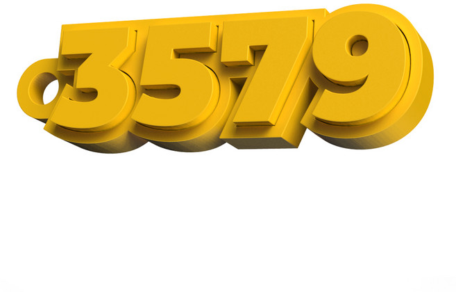 토씨 3D 차번호 키링 자동차번호 키홀더 주문제작 디자인 주차번호판 열쇠고리, 09.옐로우, 1개