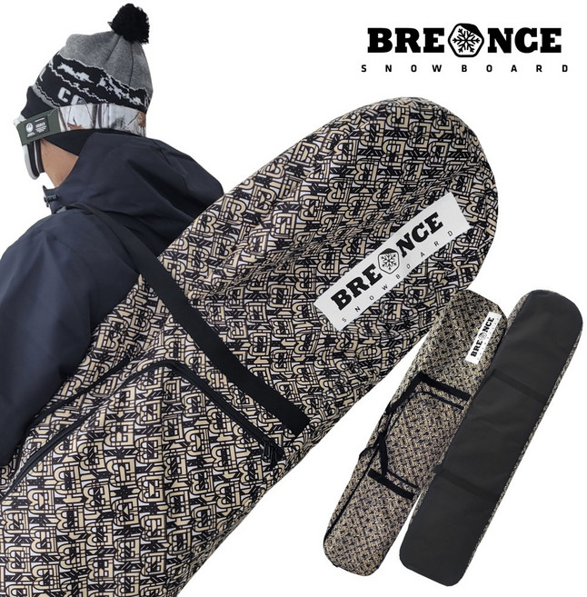 브렌스 패턴 스노우보드 가방, 1개