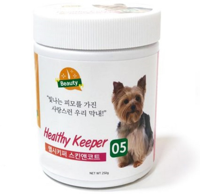 헬시키퍼 강아지 영양제, 피부/피모, 250g, 1개