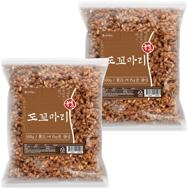 건강중심 국산 도꼬마리 창이자 말린 열매, 500g, 2개