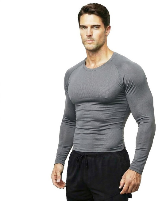디펜더 기능성 스포츠 컴프레션 트레이닝 언더레이어 긴팔 셔츠