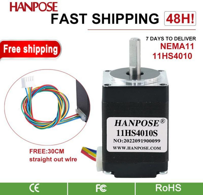 미니 프린터 스테퍼 모터 길이 선 프린팅용, 1개