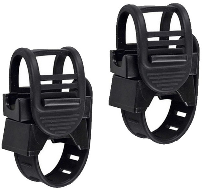 자전거 후레쉬거치대 E타입, 블랙, 2개