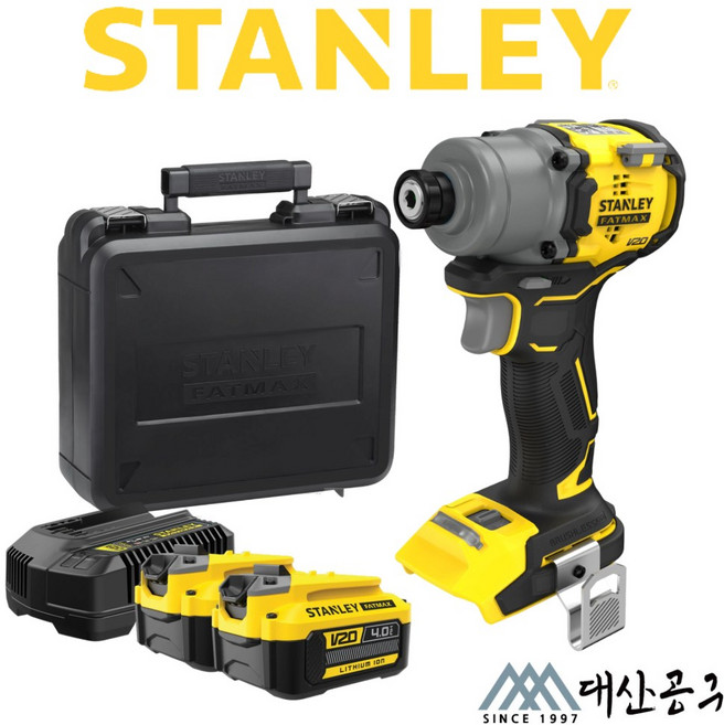 스탠리 SBI830M2K 임팩드라이버 4A 배터리2B 820후속, 1개