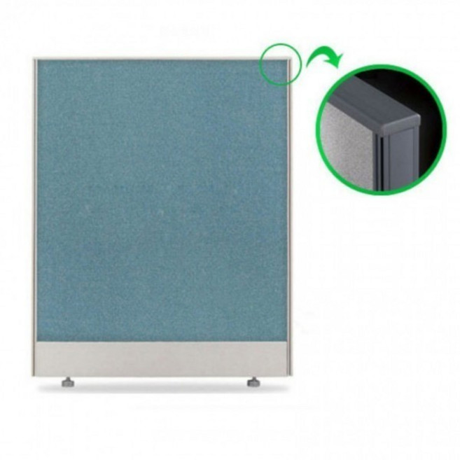 가구산책 PVC 파티션 H1200 원톤 어두운프레임 F17, H1200xW1000_PW505