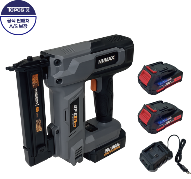 타포스 누맥스 전동 실 타카 마끼다 호환 디월트 무선 충전 타카총 누맥스 타정기 2팩세트 TP-635N, 1개