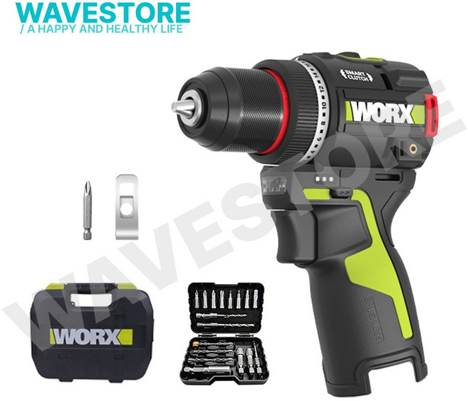 웍스 무선 전동 충전 드릴 WU135 스크류 드라이버 전동공구 스마트클러치 자동멈춤, 1개