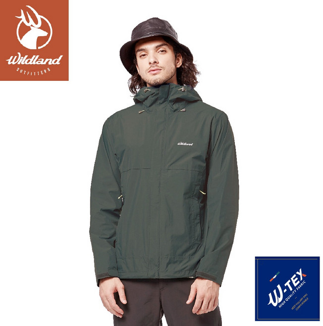 Wildland 荒野 男 輕薄防水高透氣機能外套
