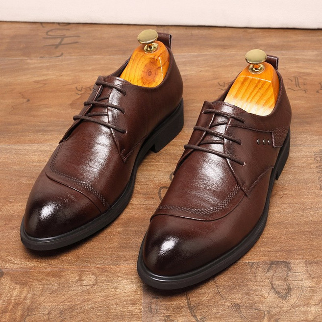 POMTOR 남자 정장 구두 로퍼