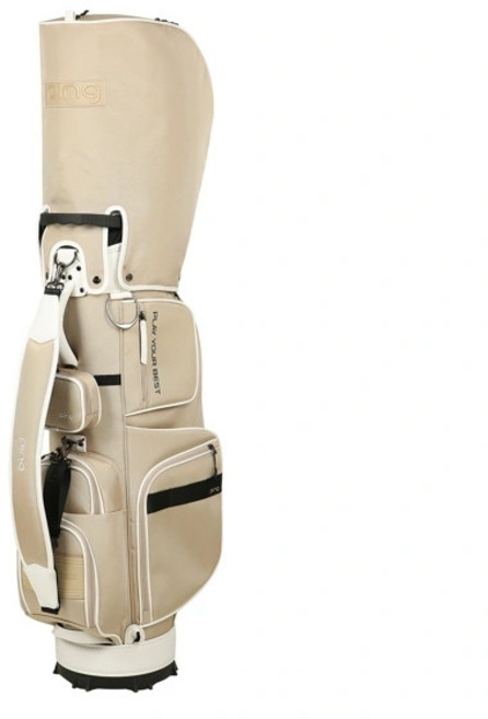 핑 여성 배색 포인트 캐디백 (121E7CB051) 917763, Free, 베이지