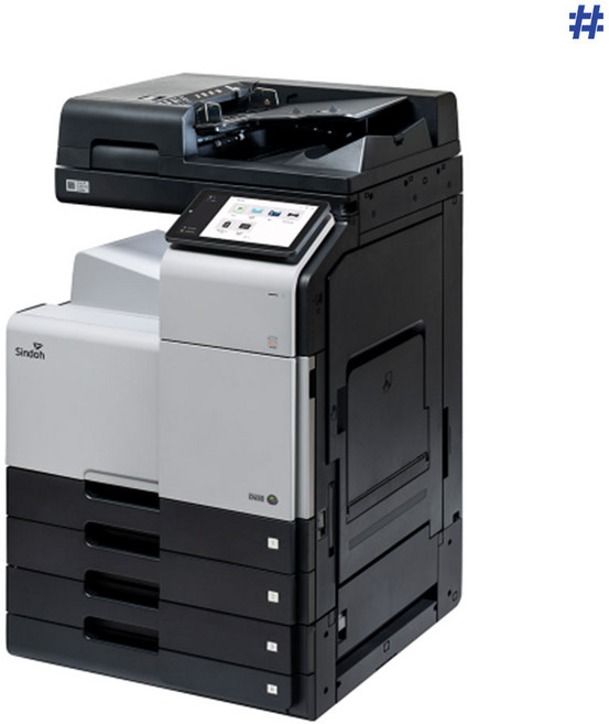 신도리코 D450 A3 컬러레이저 복합기 사무용 프린터 토너포함, 수도권 배송, 전문기사설치, 팩스포함