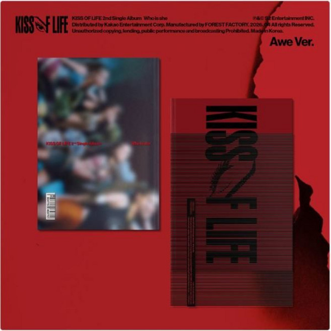 개봉앨범 포카 없음 / 키스오브라이프 (KISS OF LIFE) - 2nd Single Album Who is she (Awe Ver.)