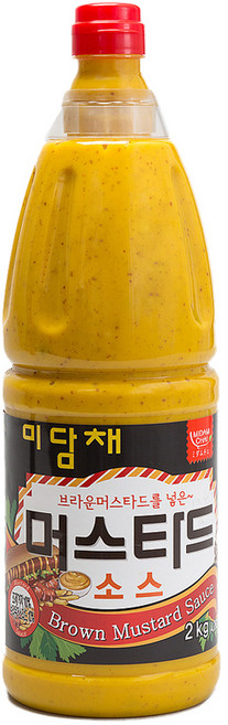 미담채 허니머스타드 소스 2kg x4개, 4개