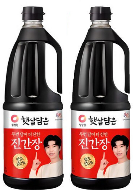 대상 청정원 햇살담은 두번 달여 더 진한 진간장, 1.7L, 1개