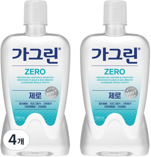 가그린 제로 구강청결제, 1.2L