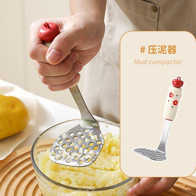 分蛋器 廚房烘焙工具, 1個, *壓泥器【五件套之一】,無規格