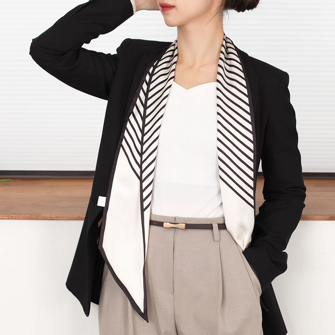 아이린_롱 슬림 타이 스카프