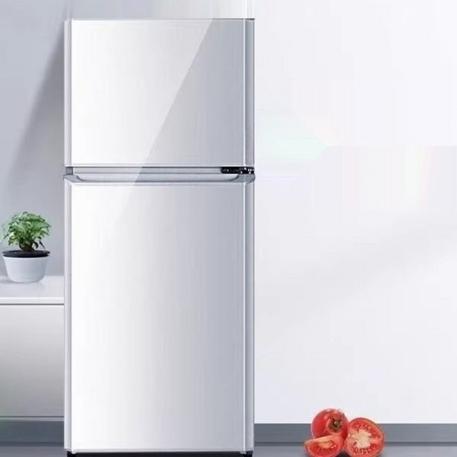 소형냉장고 온도조절 탕비실냉장고 원룸 스터디카페 작은냉장고 은색 실버, 4_2도어/150L/은색/1급 절전