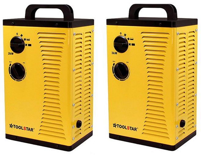 툴스타 산업용 팬히터 ptc 사무실 캠핑 온풍기, 3KW, 툴스타 팬히터