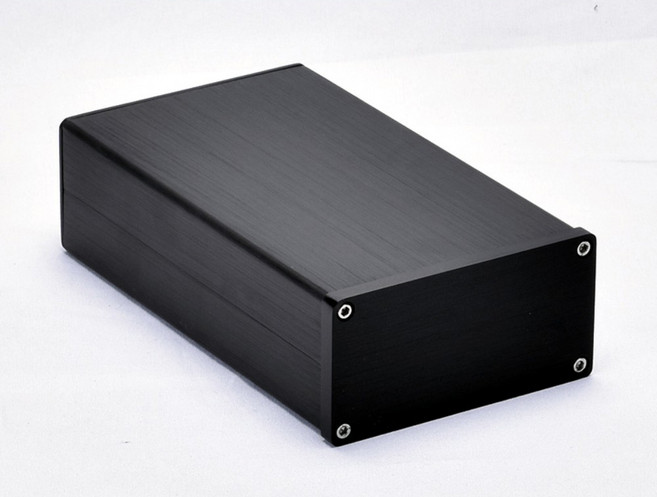 1조각 알루미늄 DAC 증폭기 분할 전원 장치 인클로저 미니 AMP 0905 케이스 섀시 프리 앰프 박스 PSU 헤드, 02 Black