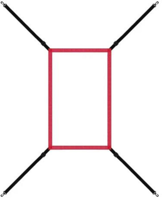 티볼대 야구 연습 네트 조정 가능 스트라이크 존 타겟 타격 캐치용 소프트볼 네트용 던지기, 1) 1 Grid, 1개