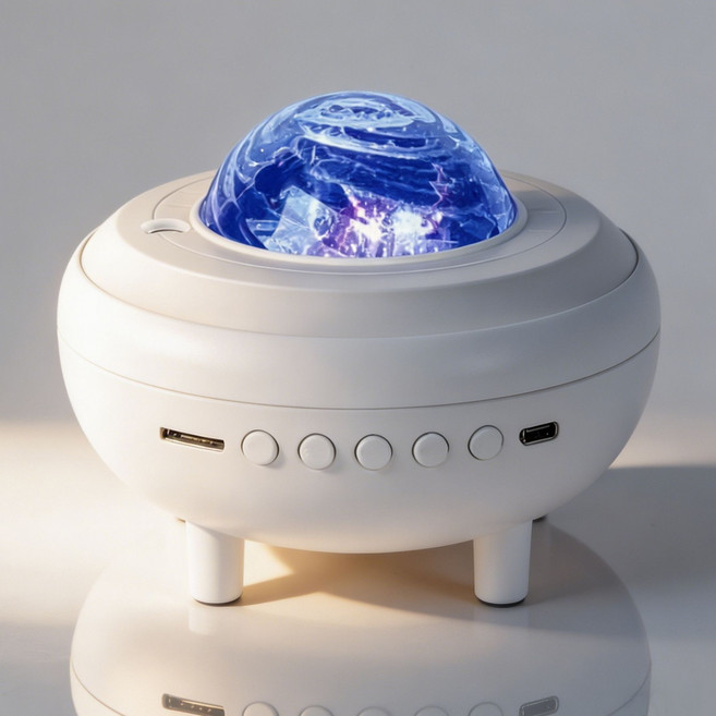 星空投影藍牙音響燈, 1個, 升級款 極光星空音響燈黑色款