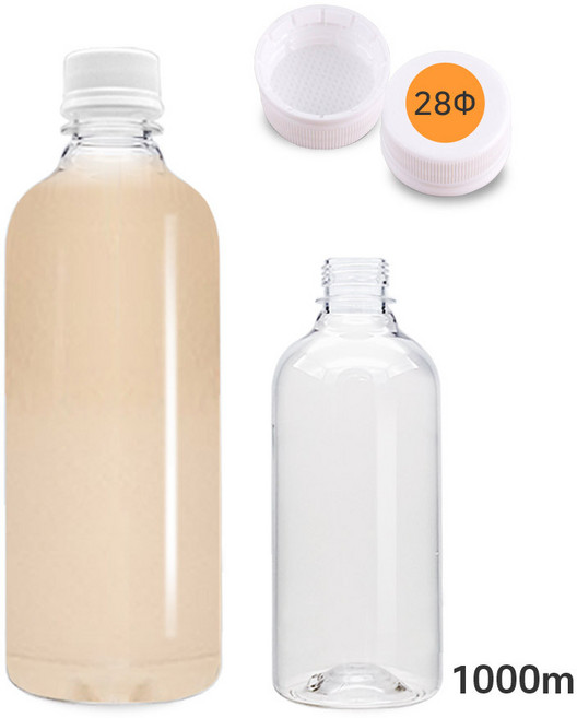 막걸리전용(효소N)용기 1000ml (전용캡) 104개, 화이트