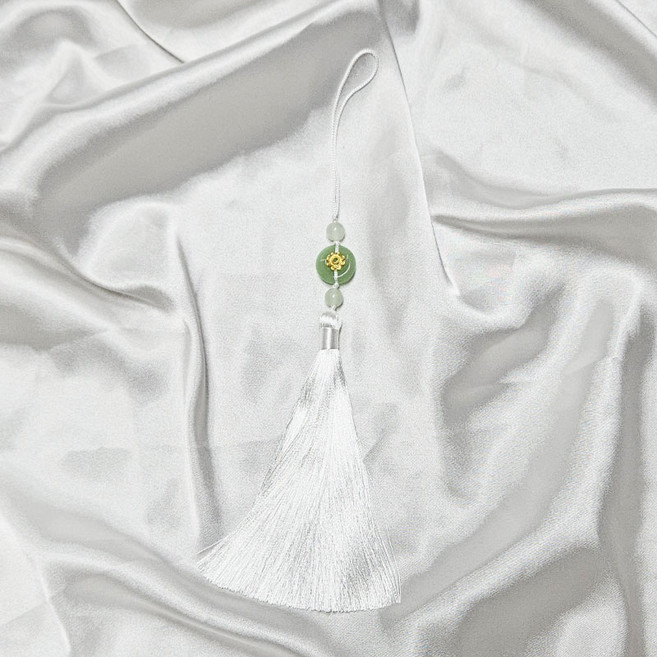 반야연 옥 노리개 고급 혼주 한복 장신구 전통 매듭 태슬