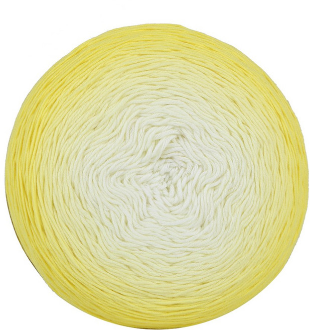 마마니트 벨라 알리제 옴브레 뜨개실, 7414 옐로우바틱, 1개